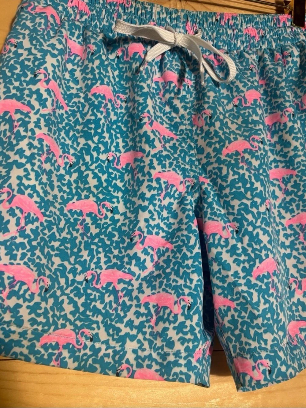 Chubbies Flamingo Swim Trunks Men’s Small 5.5” Inseam Pink Liner
